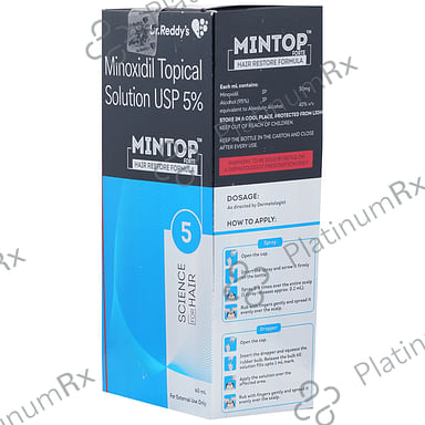 Mintop Forte 5% Minoxidil Solution 120ml