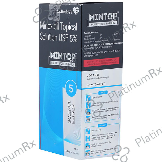 Mintop Forte 5% Minoxidil Solution 120ml
