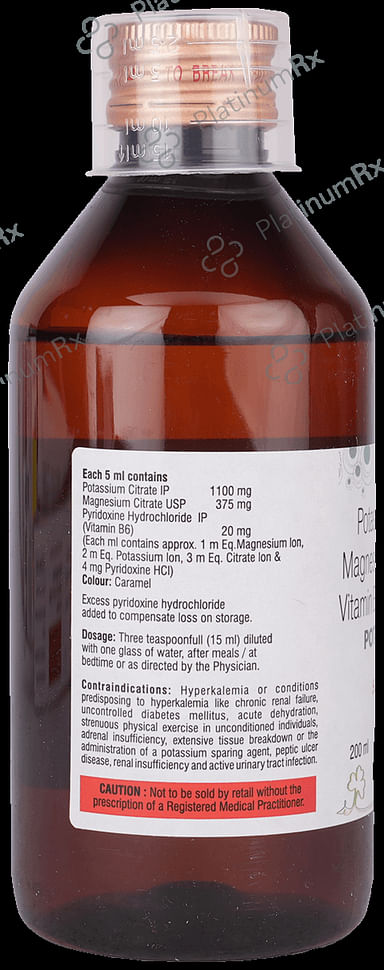 Potron MB6 375/1100/25mg Pineapple Oral Solution 200ml