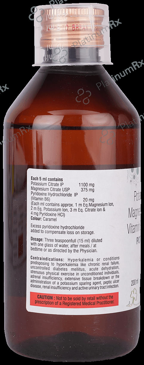 Potron MB6 375/1100/25mg Pineapple Oral Solution 200ml