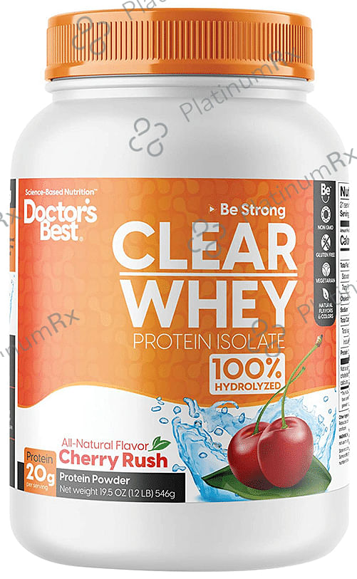 Jarrow Formulas Clear Whey Protein Isolate Powder - Flavour Cherry Rush