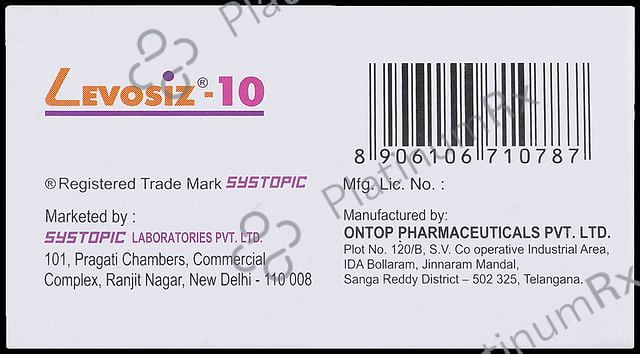 Levosiz 10mg Tablet 15s