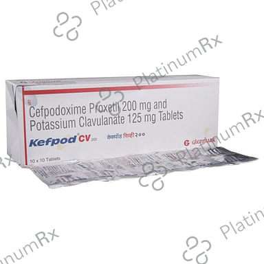 Kefpod CV 200/125mg Tablet 10s