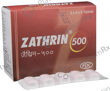 Zathrin 500mg Tablet 5s