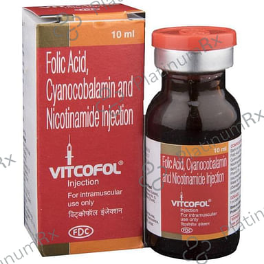 Vitcofol 200/15mg/500mcg Injection 10ml