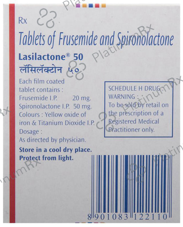 Lasilactone 20/50mg Tablet 10s