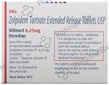 Stilnoct 6.25mg Tablet 15 tablets