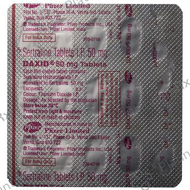 Daxid 50mg Tablet 15s