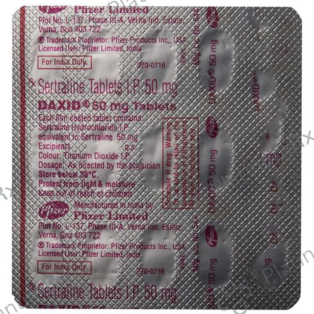 Daxid 50mg Tablet 15s