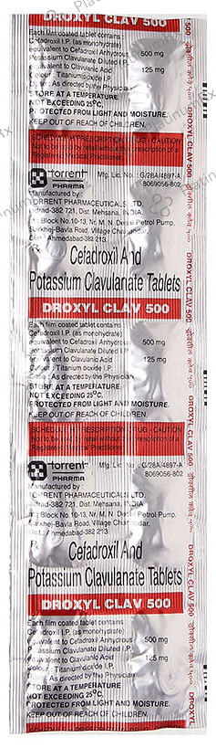 Droxyl Clav 500/125mg Tablet 10s