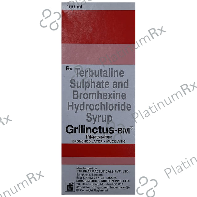 Grilinctus BM 8/2.5mg Syrup 100ml