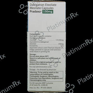Pradaxa 150mg Capsule 10s