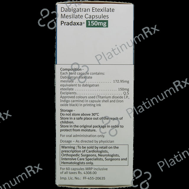 Pradaxa 150mg Capsule 10s