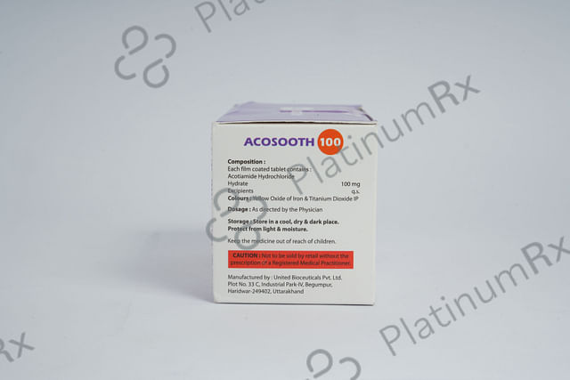 Acosooth 100mg Tablet 15s