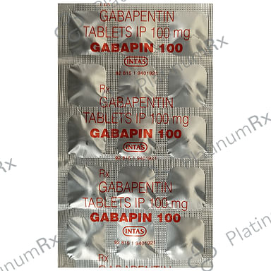 Gabapin 100mg Tablet 15s