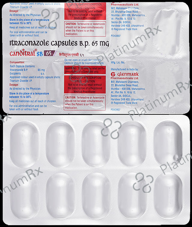 Canditral SB 65mg Capsule 10s