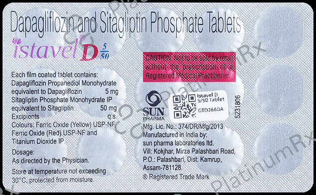 Istavel D 5/50mg Tablet 15s