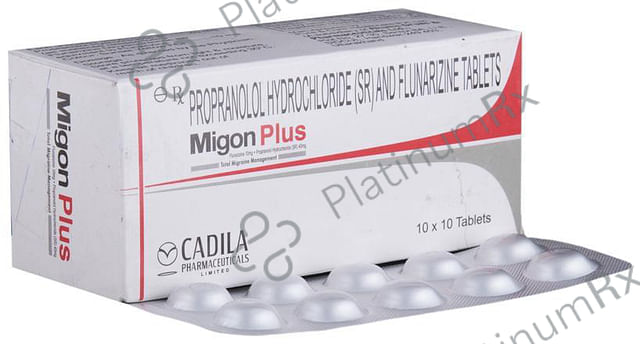 Migon Plus 10/40mg Tablet 10s