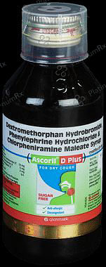 Ascoril D Plus Syrup Sugar Free 100ml