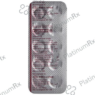 Flunarin 10mg Tablet 10s