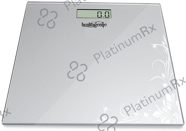 Healthgenie Digital Personal Weighing Scale- HD 221 Silver Pattern