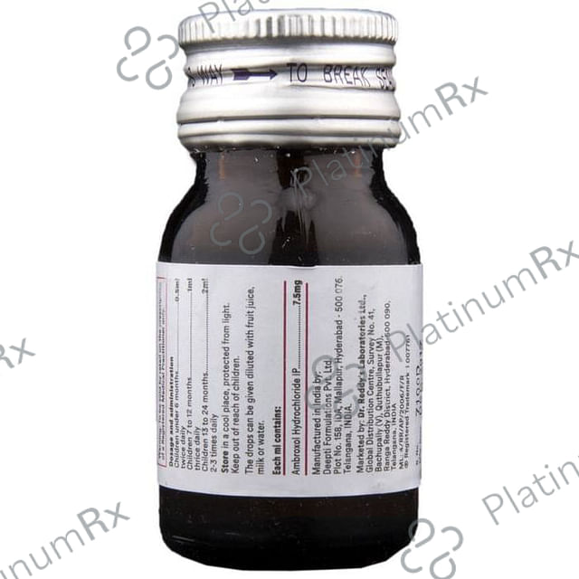 Mucolite 7.5mg Drops 15ml
