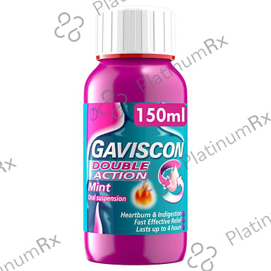 Gaviscon Double Action Mint Flavour Suspension 150ml