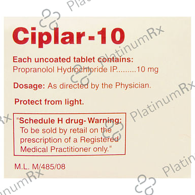 Ciplar 10mg Tablet 15s