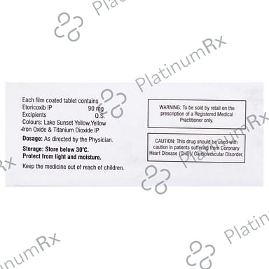 Etowin 90mg Tablet 10s