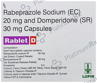 Rablet D 30/20mg Capsule SR 15s