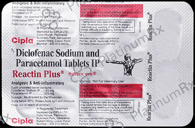 Reactin Plus 50/325mg Tablet 10s (W)