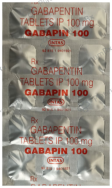 Gabapin 100mg Tablet 15s