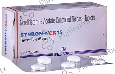 Sysron NCR 15mg Tablet 5s