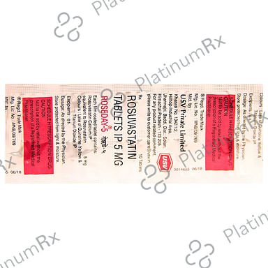 Roseday 5mg Tablet 15s