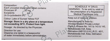 Doloforce 20mg DT Tablet 10s