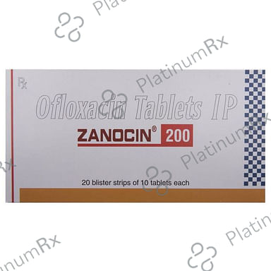 Zanocin 200mg Tablet 10s