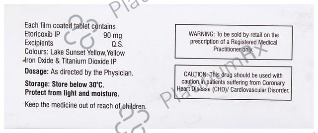 Etowin 90mg Tablet 10s
