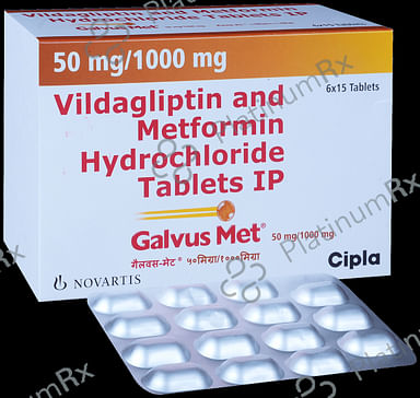 Galvus Met 50/1000mg Tablet 15s