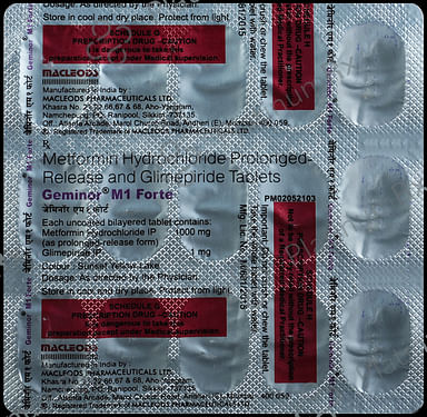 Geminor M1 Forte 1/1000mg Tablet PR 15s