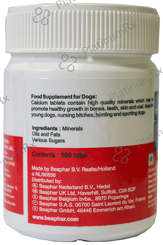 Beaphar Kalk Calcium Tablet 60 tablets