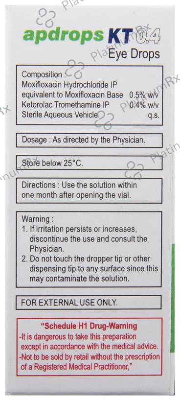 Apdrops KT 0.4% Eye Drops 5ml