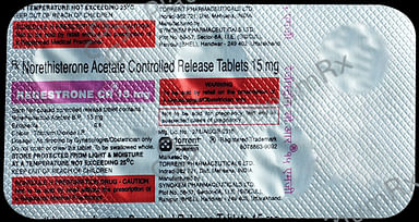 Regestrone CR 15mg Tablet 5s