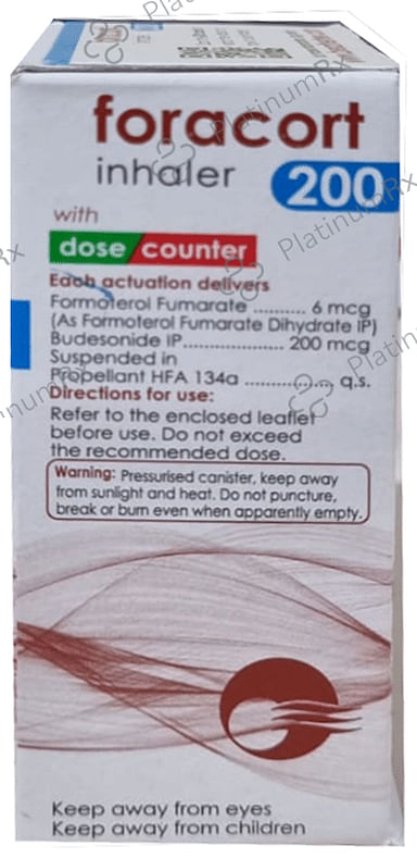 Foracort 200/6mcg Inhaler 120MDI