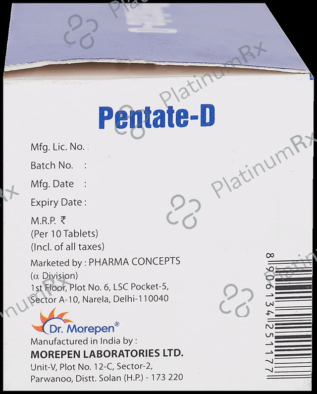 Pentate D Tablet 10s