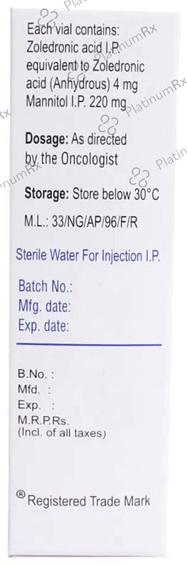 Zoldonat 4mg Injection 1s