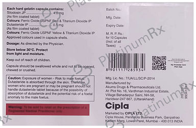 Silofast D 4/0.5mg Capsule 10s