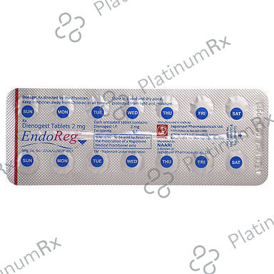 Endoreg 2mg Tablet 14s