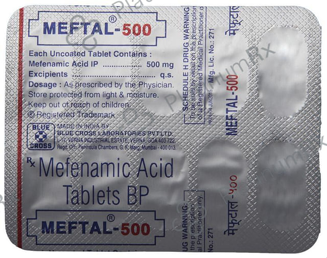 Meftal 500mg Tablet 10s