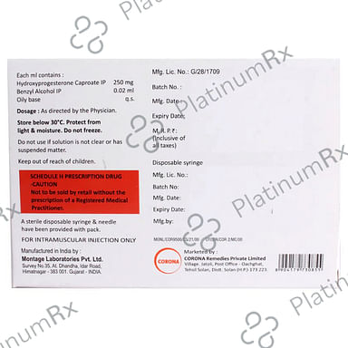 Cor 9 500mg/2ml Injection 1s