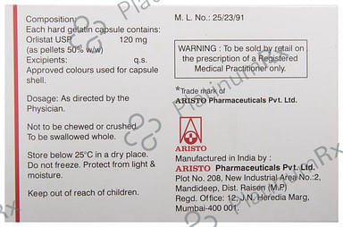 O Stat 120mg Capsule 10s